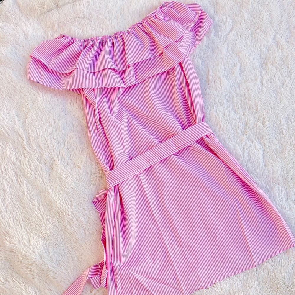 Ruffle off shoulder Dress - Picture 2 of 3